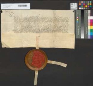 Der Erzbischof Albrecht von Mainz lädt den Erzbischof Hermann von Köln zur römischen Königswahl zu Köln ein.