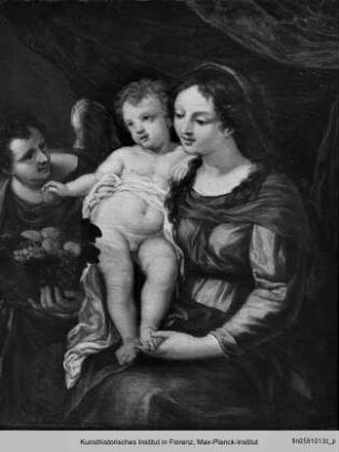 Madonna mit Kind und Engel
