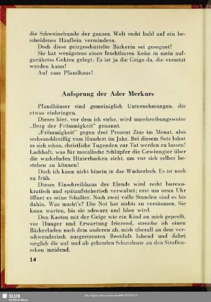 Aufsprung der Ader Merkurs