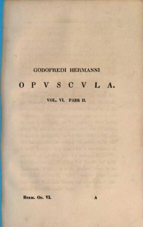 Godofredi Hermanni Opvscvla, 6,2