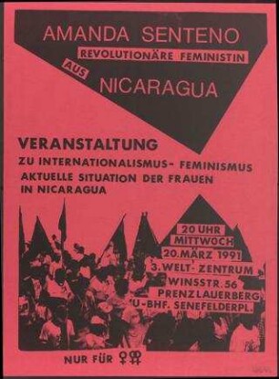 Amanda Senteno Revolutionärer Feminismus aus Nicaragua
