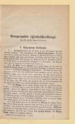 Geographie (Erdbeschreibung)