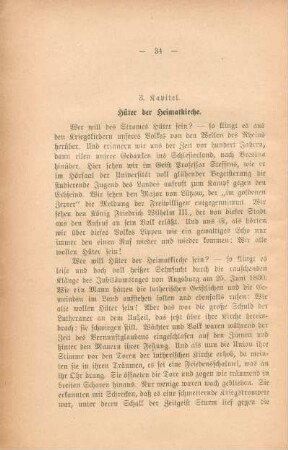3. Kapitel. Hüter der Heimatkirche