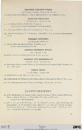 Deutsche Zeichnungen des XIX. Jahrhunderts (Nr. 316-325)