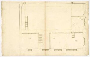 Grundriss der Räume in der Mühle (Folio)