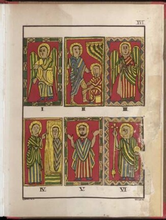 [Tafel XVI. - Der Bildercyclus mit der Geschichte Christi; grosses Pallium pontificium von Achmim]