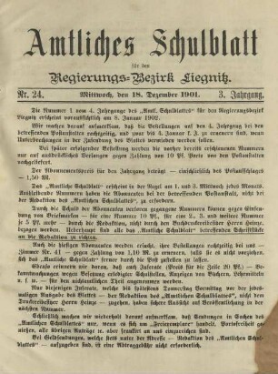 3. 1901, Nr. 24 (18. Dezember)