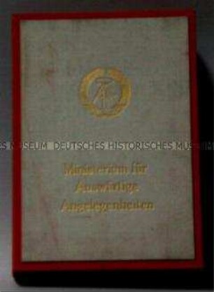 Bilddokumentation zur Außenpolitik der DDR, in Kassette