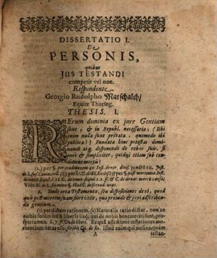 Andreae Gerhardi ... Dissertationes de iure testamentorum Romano