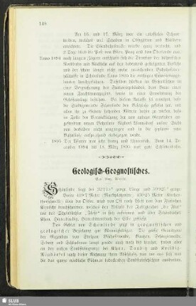 Geologisch-Geognostisches