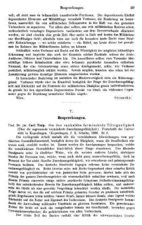 59-64, V. Besprechungen