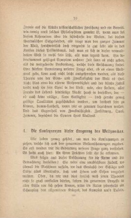 4. Die Konsequenzen dieser Leugnung des Weltzweckes