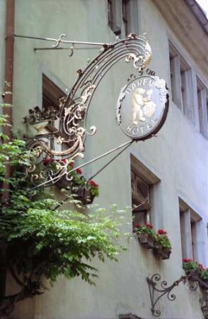 Meersburg: Wirtshausschild "Zum Bären"