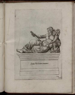 [X]XXXIIII. Statua Nili ibidem e marmore.