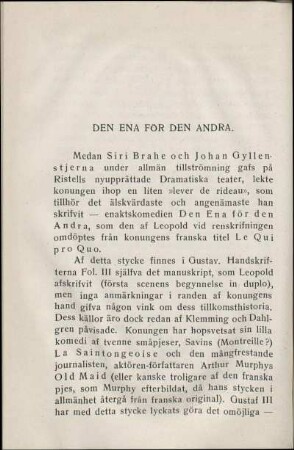 Den Ena För Den Andra.