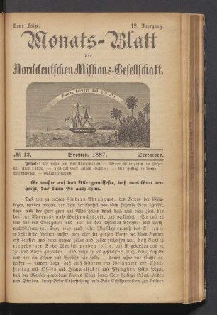 N°. 12. 1887. December