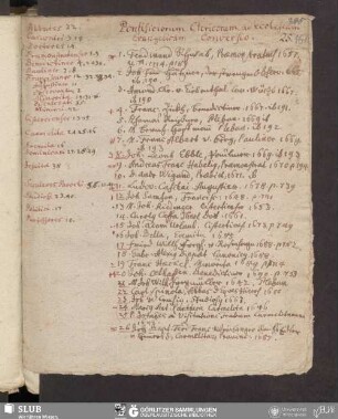 25. Pontificiorum Clericorum ad Ecclesiam Evangelicam Conversio