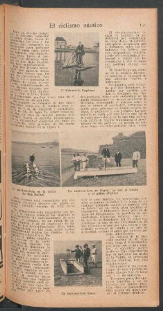 El ciclismo náutico