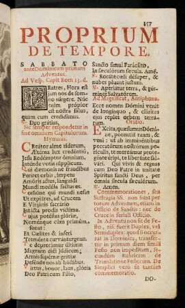 157-217, Proprium De Tempore