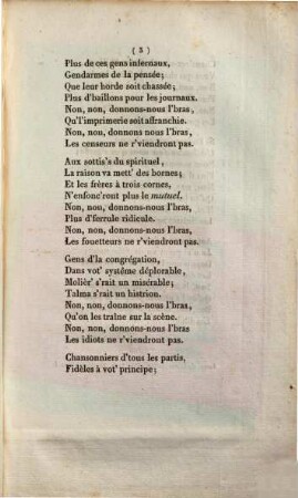 La libérale : ronde nationale ; air: Gai, gai, marions-nous