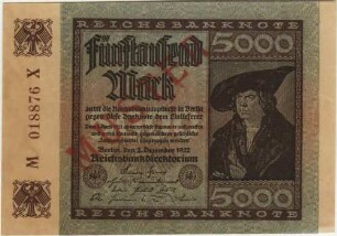 5000 Mark - Muster