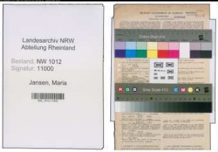 Entnazifizierung Maria Jansen , geb. 22.10.1912 (Lehrerin)