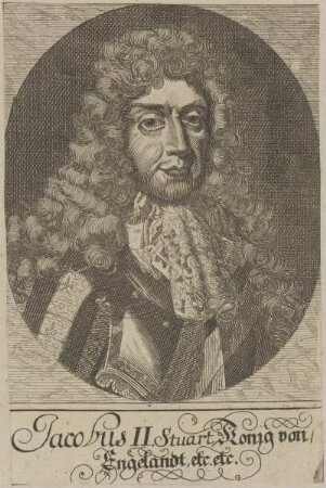 Bildnis des Jacobus II. Stuart