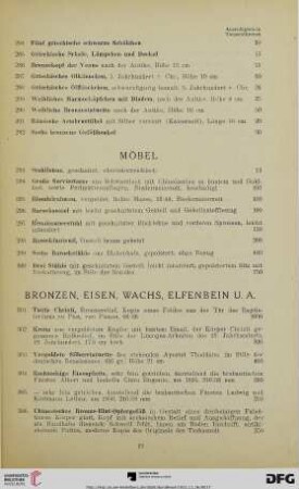 Möbel (Nr. 293-300)
