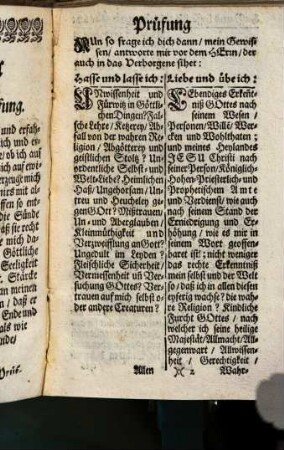 Kurtze Anleitung zur täglichen Gewissens-Prüfung denen, welche sie bedörffen mögten ...