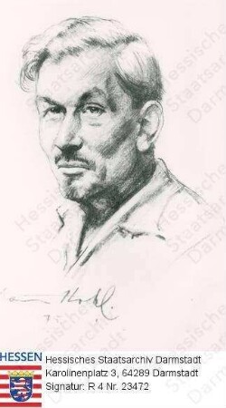 Gunzert, Walter Dr. phil. (1912-1989) / Porträt, Kopfbild