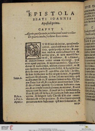 Epistola Beati Ioannis Apostoli prima