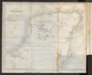 Map of Yucatan.