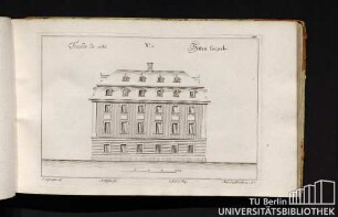 No. 2. Facade de côté. Seiten Facade.