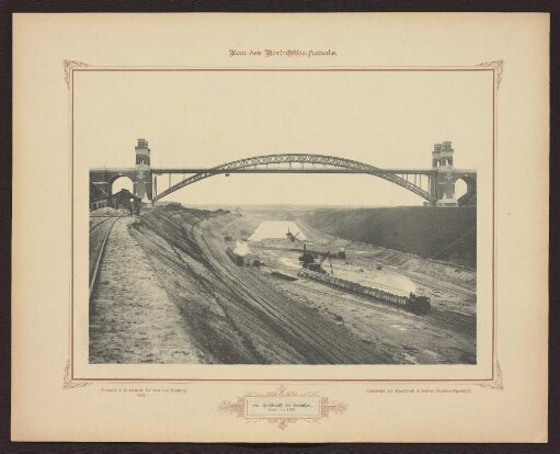 88. Hochbrücke bei Grünthal, September 1893.