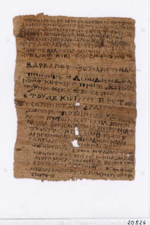 Inv. 20826, Köln, Papyrussammlung