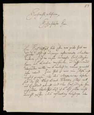 Brief von Christian Ludwig Gersten an Johann Friedrich von Uffenbach, Gießen, 27.9.1739