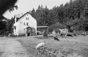 Schmiedeberg-Schönfeld. Kempemühle an der Wilden Weißeritz
