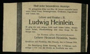 Heinlein, Ludwig