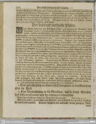 Der sechs und viertzigste Psalm