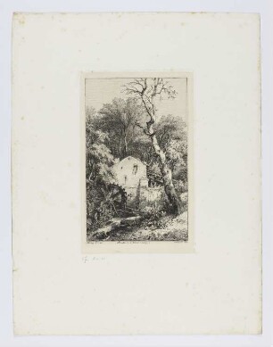 Moulin de Saint Didier (Savoye), aus: "Malerische Ansichten"