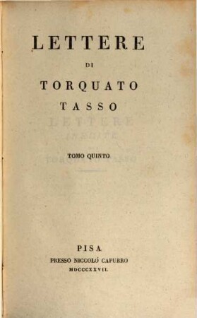Lettere, 5