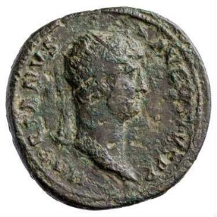 Münze, Dupondius, 134 - 138 n. Chr.
