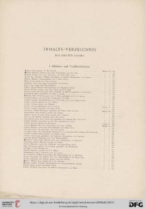 Inhalts-Verzeichnis des dritten Bandes