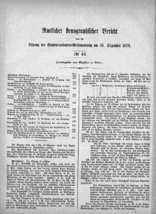 No. 43, 18. Dezember 1879