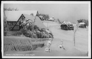 Oberbärenburg. Winter in Oberbärenburg