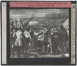 Velázquez, Die Übergabe von Breda (Madrid Prado P001172)