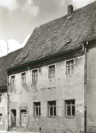 Belgern, Topfmarkt 3. Wohnhaus (1. H. 19. Jh.)