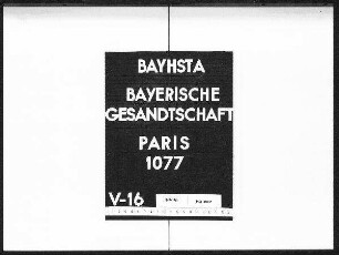 Gise, August Freiherr von, bayerischer Staatsminister a.D. Rückgabe des portugiesischen Villa Vicosa Ordens