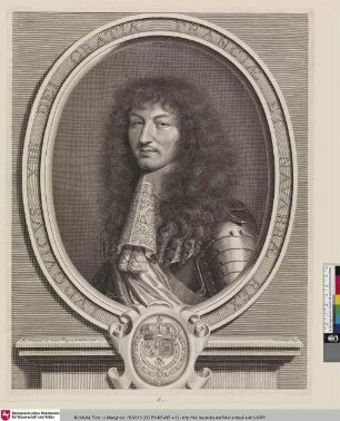 LVDOVICVS XIIII DEI GRATIA FRANCIAE ET NAVARRAE REX; [Louis XIV]