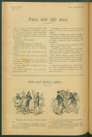 Para vivir 100 años